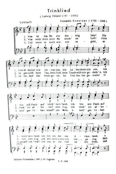 Jägerlust / Trinklied für Männerchor Jägerlust / Trinklied für Männerchor