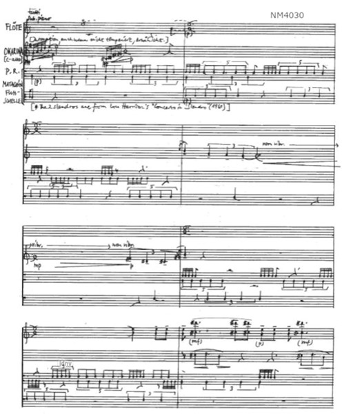 Baile de la conquista für Flöte (Piccolo, Bassflöte), Oboe (Englischhorn, Okarina) und Schlagzeug (1996) Baile de la conquista für Flöte (Piccolo, Bassflöte), Oboe (Englischhorn, Okarina) und Schlagzeug (1996)
