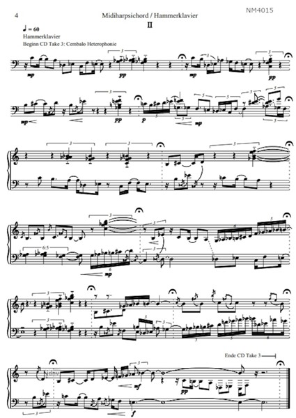Wanda Landowskas verschwundene Instrumente für Midiharpsichord, Hammerklavier (1 Spieler) und zufallsgesteuerte CD-Rom (1998) Wanda Landowskas verschwundene Instrumente für Midiharpsichord, Hammerklavier (1 Spieler) und zufallsgesteuerte CD-Rom (1998)