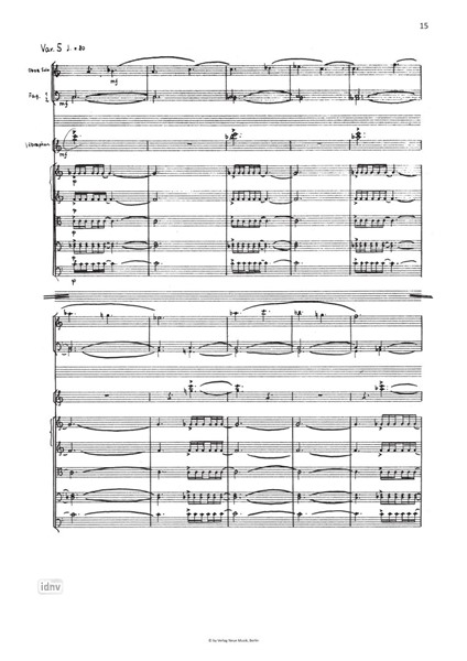 Orchester-Variation Nr. 1 für Orchester Orchester-Variation Nr. 1 für Orchester