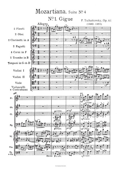 Suite Nr. 4 G-Dur für Orchester Suite Nr. 4 G-Dur für Orchester