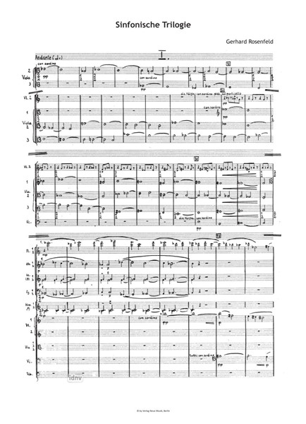 Sinfonische Trilogie für Orchester Sinfonische Trilogie für Orchester