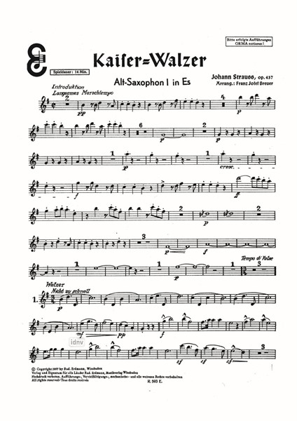 Kaiserwalzer Op. 437 Kaiserwalzer Op. 437