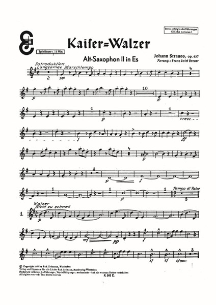 Kaiserwalzer Op. 437 Kaiserwalzer Op. 437