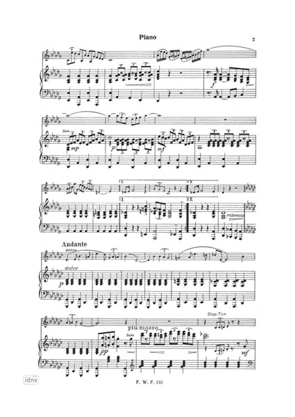 Kleine Kavallerie für Saxophon und Klavier Kleine Kavallerie für Saxophon und Klavier