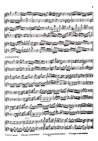 Sonate Nr. 2 für zwei Querflöten oder Violinen Sonate Nr. 2 für zwei Querflöten oder Violinen