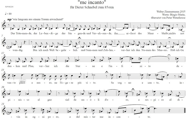 me incanto für Mezzosopran solo (2015) me incanto für Mezzosopran solo (2015)