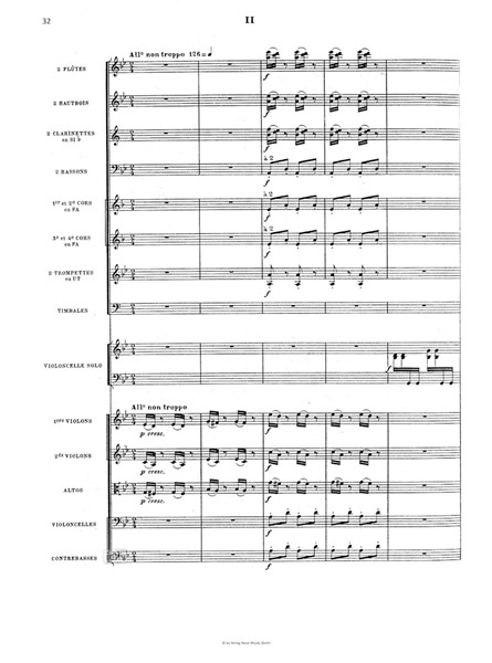 Konzert Nr. 2 in D-Moll op. 119 für Violoncello und Orchester Konzert Nr. 2 in D-Moll op. 119 für Violoncello und Orchester