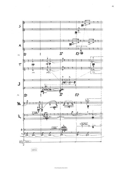 "Sopra un basso rilievo antico sepolcrale …" für gemischten Chor, Basstuba, 4 Schlagzeuger und Live-Elektronik "Sopra un basso rilievo antico sepolcrale …" für gemischten Chor, Basstuba, 4 Schlagzeuger und Live-Elektronik