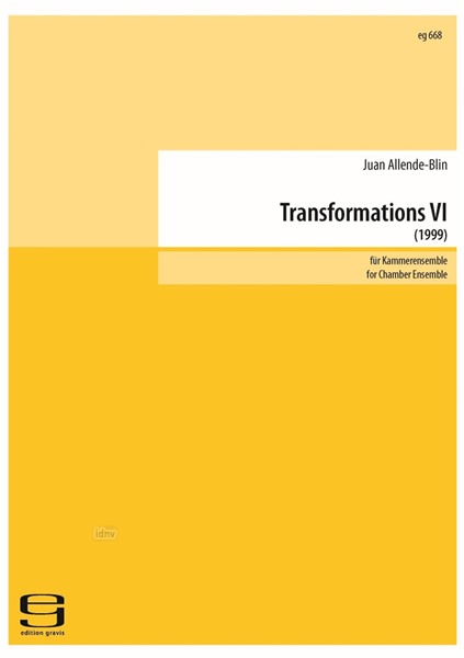 Transformations VI für Ensemble (1999) Transformations VI für Ensemble (1999)