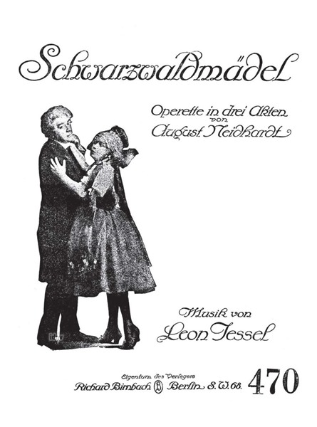Schwarzwaldmädel - Mit überlegtem Text für Klavier Schwarzwaldmädel - Mit überlegtem Text für Klavier
