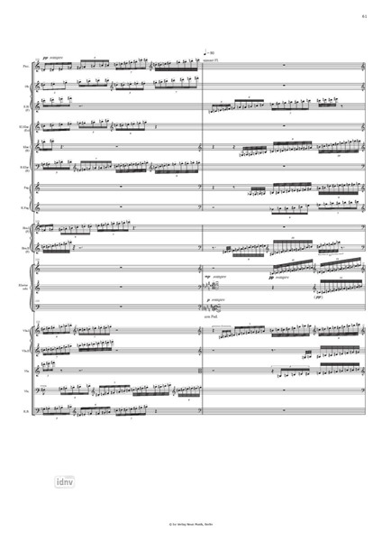 Konzert für Klavier und 15 Solo-Instrumente (2004) Konzert für Klavier und 15 Solo-Instrumente (2004)