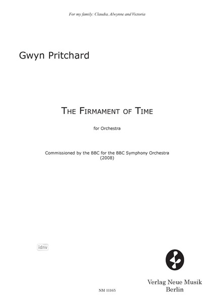 The Firmament of Time für Orchester (2008) The Firmament of Time für Orchester (2008)