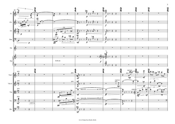 Mercurius für Kammerorchester (1989) Mercurius für Kammerorchester (1989)