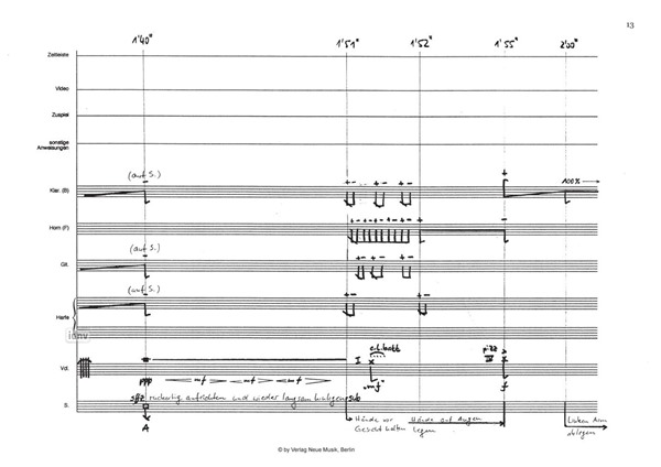 Kind und Kagel für Ensemble und Projektionsflächen (2010) Kind und Kagel für Ensemble und Projektionsflächen (2010)