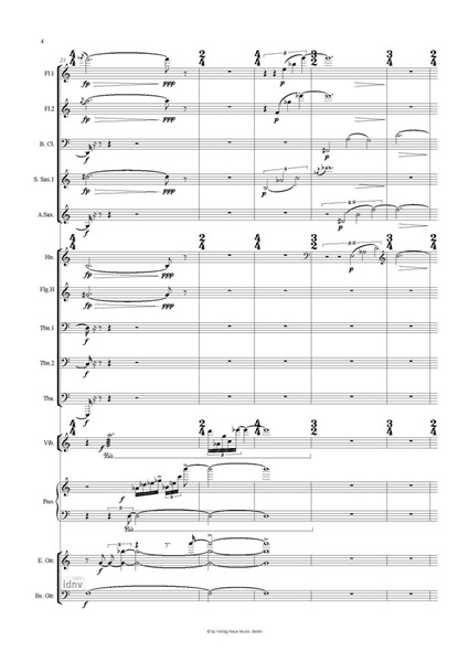 Harmoniemusik für Bläser, Schlagwerk, Klavier, E-Gitarre und E-Bass (2009) Harmoniemusik für Bläser, Schlagwerk, Klavier, E-Gitarre und E-Bass (2009)