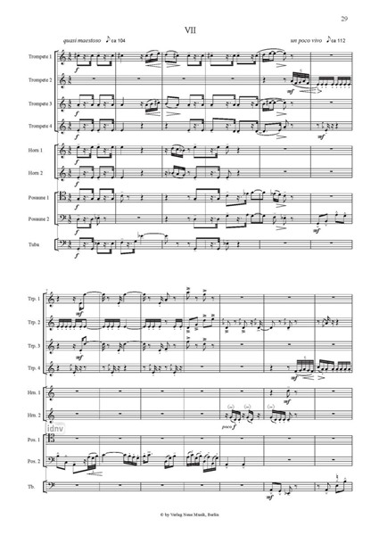 Vater unser im Himmelreich für Blechbläserensemble (1992) Vater unser im Himmelreich für Blechbläserensemble (1992)