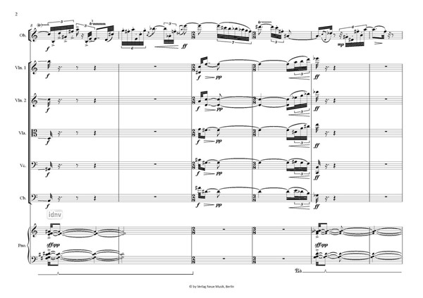 Kommos für Oboe, Streicher und Klavier Kommos für Oboe, Streicher und Klavier