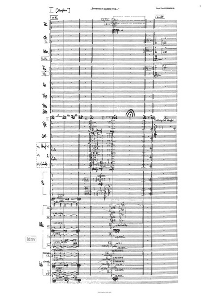"Sovente in queste rive …" für großes Orchester (2010) "Sovente in queste rive …" für großes Orchester (2010)
