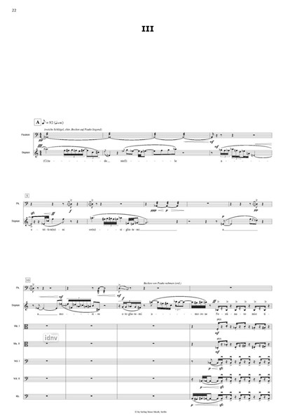 Gesellenstück(e) für Sopran und Orchester Gesellenstück(e) für Sopran und Orchester