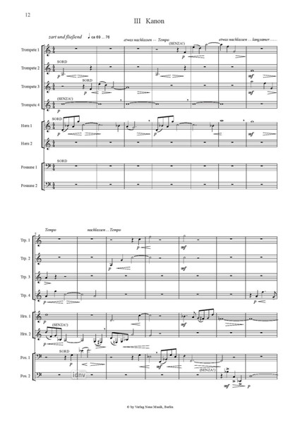 Vater unser im Himmelreich für Blechbläserensemble (1992) Vater unser im Himmelreich für Blechbläserensemble (1992)