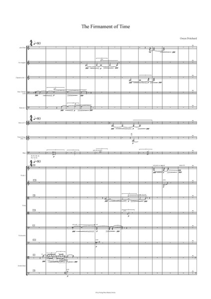 The Firmament of Time für Orchester (2008) The Firmament of Time für Orchester (2008)