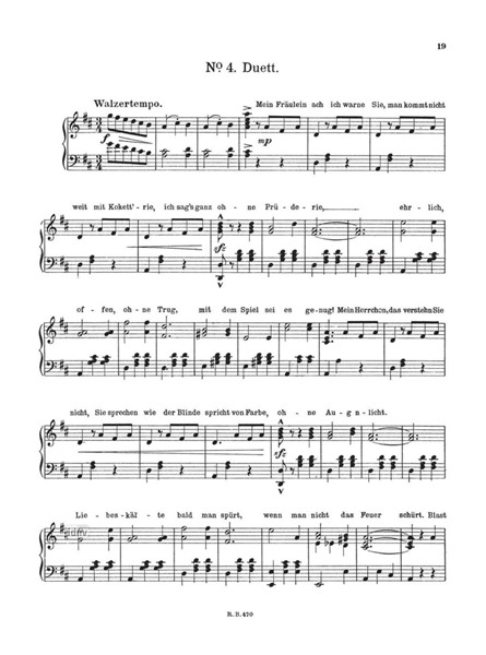 Schwarzwaldmädel - Mit überlegtem Text für Klavier Schwarzwaldmädel - Mit überlegtem Text für Klavier
