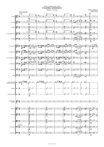 Famose Mimosen für Orchester (2007/19) Famose Mimosen für Orchester (2007/19)
