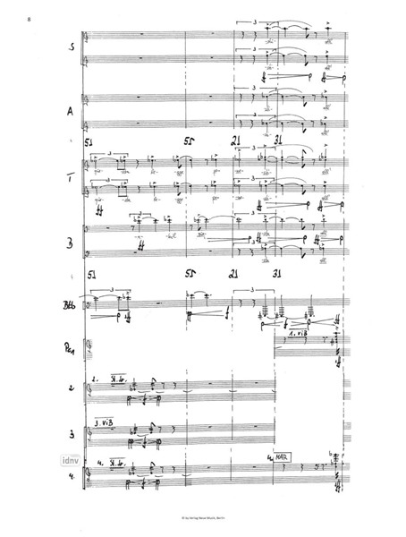 "Sopra un basso rilievo antico sepolcrale …" für gemischten Chor, Basstuba, 4 Schlagzeuger und Live-Elektronik "Sopra un basso rilievo antico sepolcrale …" für gemischten Chor, Basstuba, 4 Schlagzeuger und Live-Elektronik