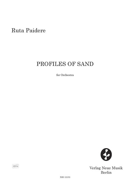 Profiles of Sand für Orchester Profiles of Sand für Orchester