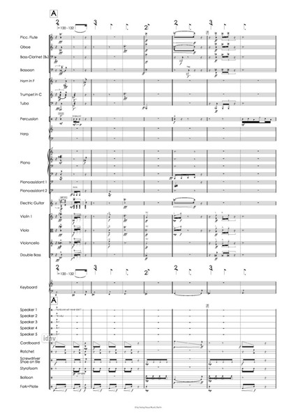 flatrate für 5 Sprecher, großes Ensemble und Live-Elektronik flatrate für 5 Sprecher, großes Ensemble und Live-Elektronik