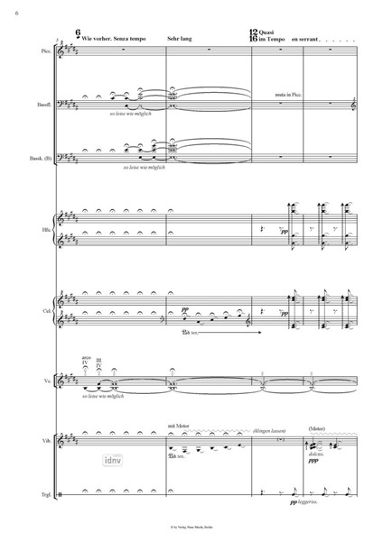 "- V." für Ensemble (2012) "- V." für Ensemble (2012)