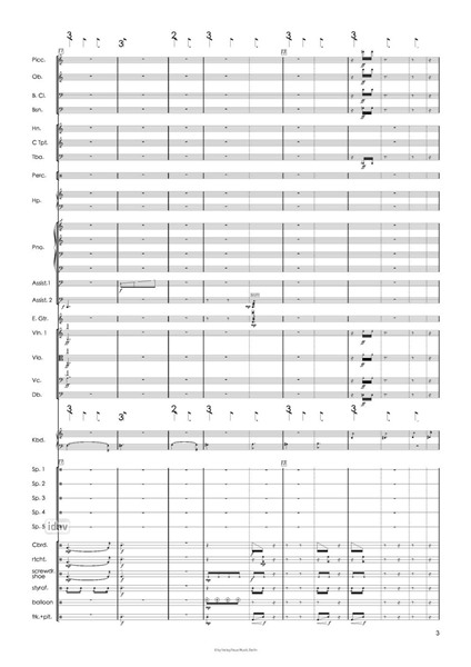 flatrate für 5 Sprecher, großes Ensemble und Live-Elektronik flatrate für 5 Sprecher, großes Ensemble und Live-Elektronik