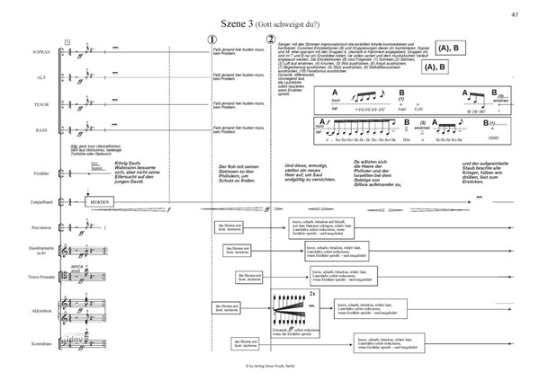 König David für gemischten Chor, Sprecher, Zuspielband und Ensemble (2009) König David für gemischten Chor, Sprecher, Zuspielband und Ensemble (2009)