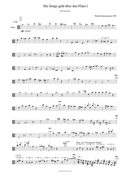 Skies - The Viola in Walter's Life für Viola solo (1993-2024) Skies - The Viola in Walter's Life für Viola solo (1993-2024)