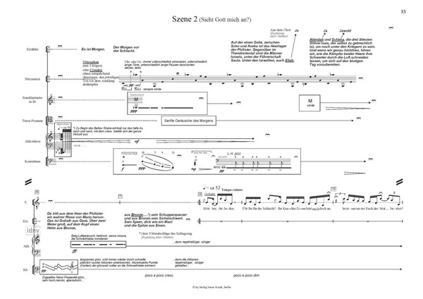 König David für gemischten Chor, Sprecher, Zuspielband und Ensemble (2009) König David für gemischten Chor, Sprecher, Zuspielband und Ensemble (2009)