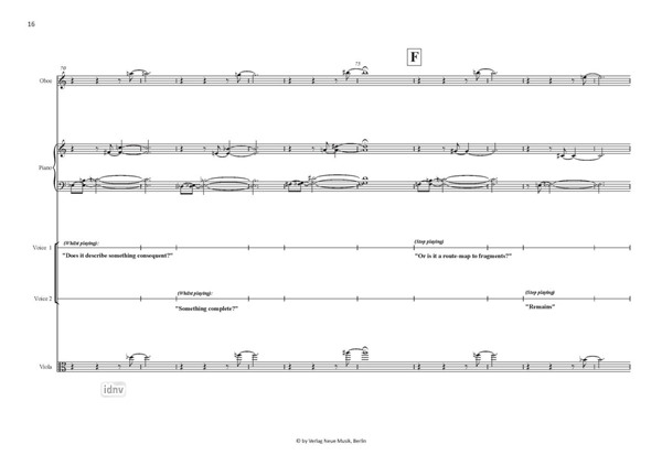 Source of Energy, Routes of Power für Oboe, Klavier, Viola und 2 Sprecher Source of Energy, Routes of Power für Oboe, Klavier, Viola und 2 Sprecher