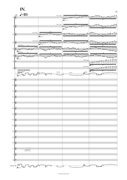 Miroir für Orchester mit Elektronik (2011) Miroir für Orchester mit Elektronik (2011)