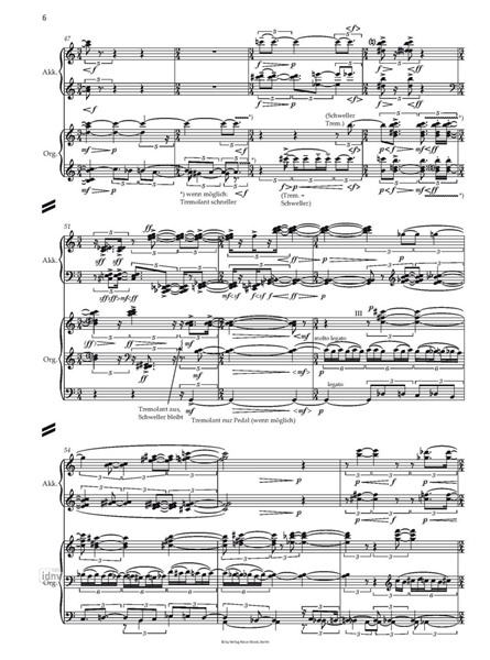 Dialoghi d'amore XIII für Orgel und Akkordeon (2020) Dialoghi d'amore XIII für Orgel und Akkordeon (2020)