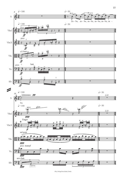 Sanriku-Lieder Fassung für Sopran und Streichquintett (2011) Sanriku-Lieder Fassung für Sopran und Streichquintett (2011)