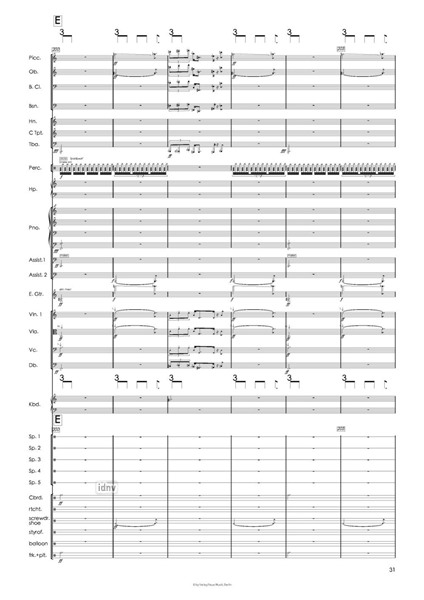 flatrate für 5 Sprecher, großes Ensemble und Live-Elektronik flatrate für 5 Sprecher, großes Ensemble und Live-Elektronik