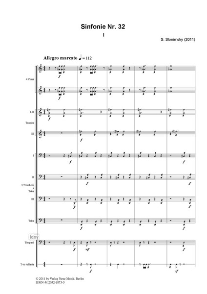 Symphonie Nr. 32 für Orchester (2011) Symphonie Nr. 32 für Orchester (2011)