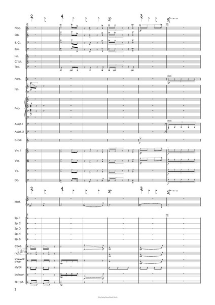 flatrate für 5 Sprecher, großes Ensemble und Live-Elektronik flatrate für 5 Sprecher, großes Ensemble und Live-Elektronik