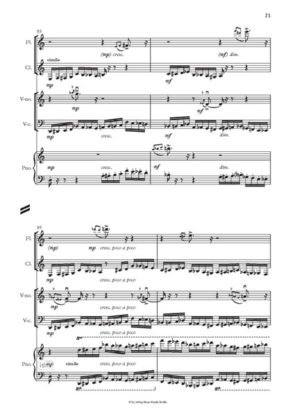 Par conséquent für Flöte, Klarinette, Violine, Violoncello und Klavier Par conséquent für Flöte, Klarinette, Violine, Violoncello und Klavier