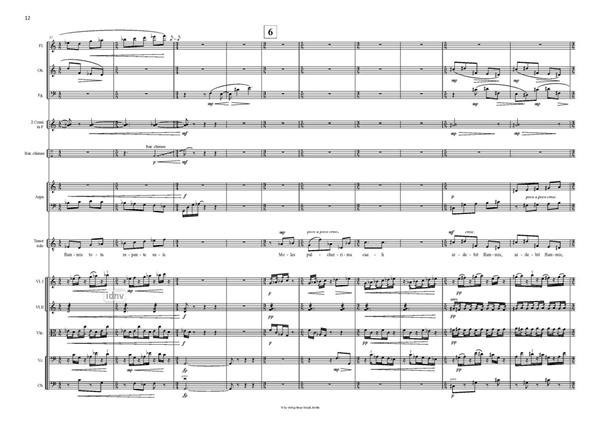 Epigramm I Fassung für Tenor (oder Sopran) und Kammerorchester (2001) Epigramm I Fassung für Tenor (oder Sopran) und Kammerorchester (2001)