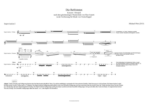 Die Befristeten für Ensemble (2013) Die Befristeten für Ensemble (2013)