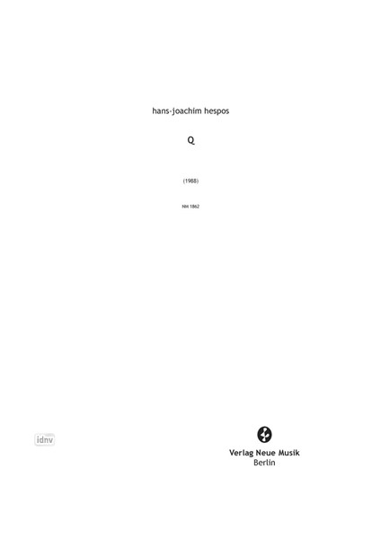 Q für Ensemble (1988) Q für Ensemble (1988)