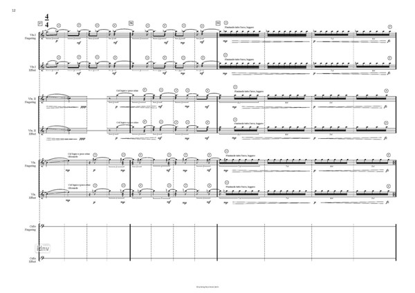De Imago (Materia) Sonora für Streichquartett und Live-Elektronik De Imago (Materia) Sonora für Streichquartett und Live-Elektronik