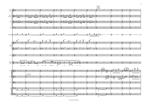 Epigramm IV Fassung für Sopran (oder Tenor) und Kammerorchester Epigramm IV Fassung für Sopran (oder Tenor) und Kammerorchester