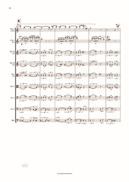 De la profondeur op. 104 für Streichorchester (2012) De la profondeur op. 104 für Streichorchester (2012)